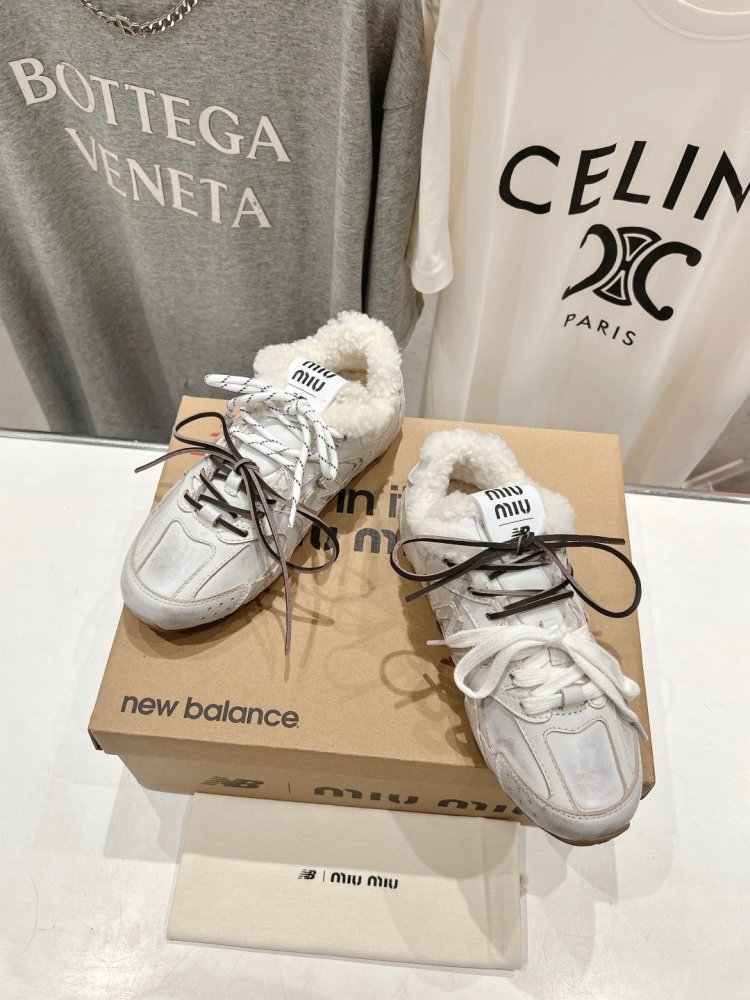 Кроссовки Miu Miu x New Balance на меху фото 3