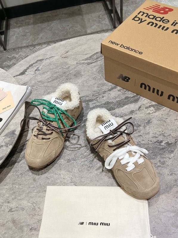 Кроссовки Miu Miu x New Balance на меху фото 4