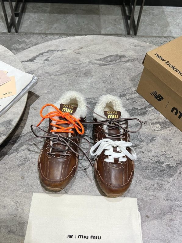 Кроссовки Miu Miu x New Balance на меху фото 4