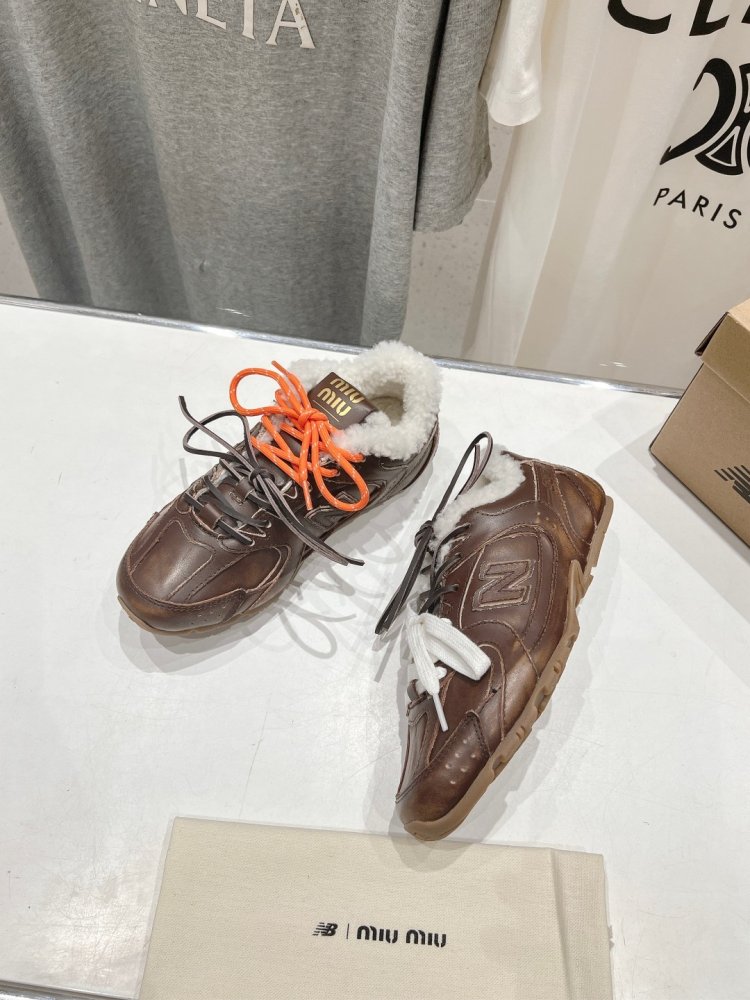 Кроссовки Miu Miu x New Balance на меху фото 4