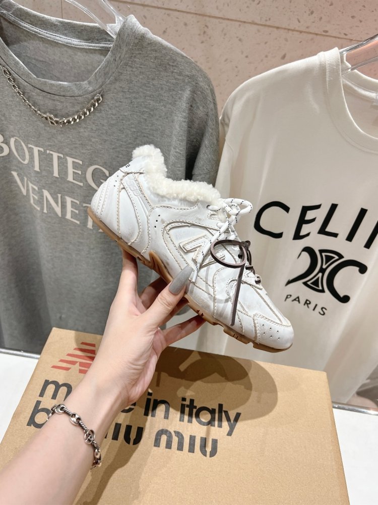 Кроссовки Miu Miu x New Balance на меху фото 4