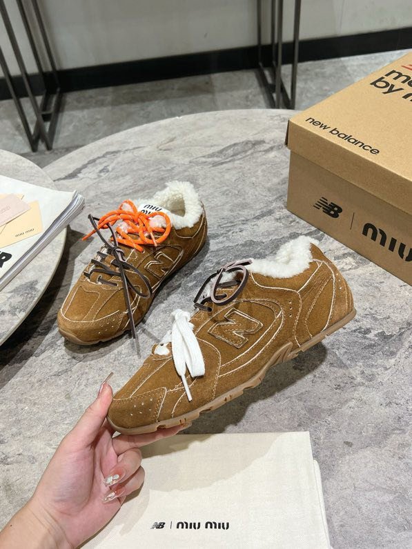 Кроссовки Miu Miu x New Balance на меху фото 5