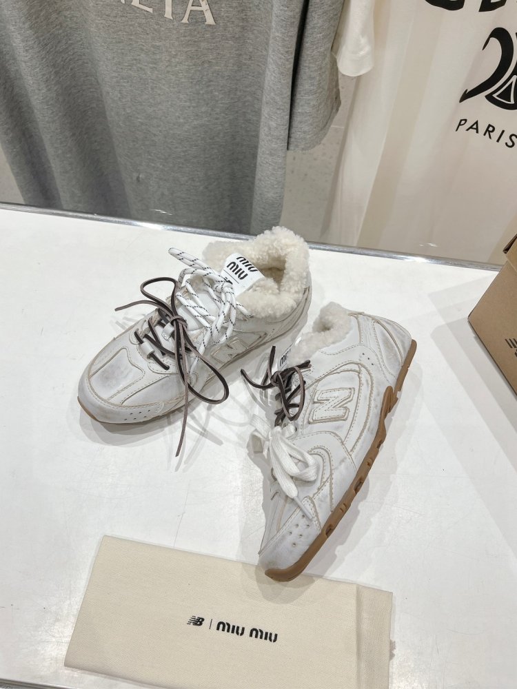 Кроссовки Miu Miu x New Balance на меху фото 5