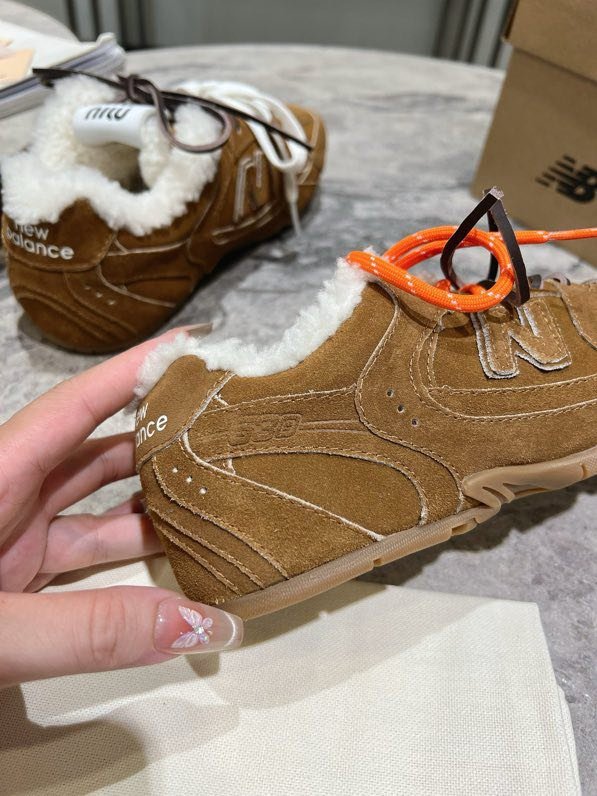 Кроссовки Miu Miu x New Balance на меху фото 6