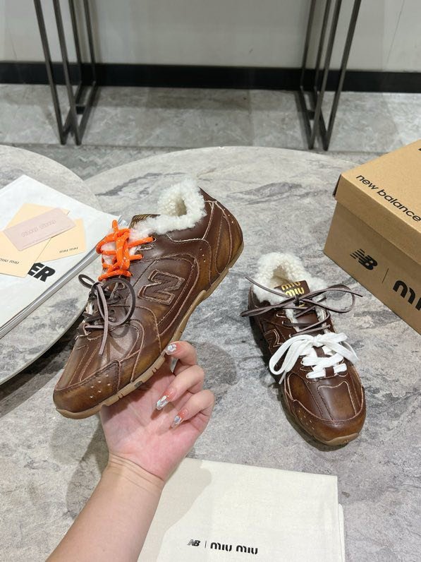 Кроссовки Miu Miu x New Balance на меху фото 6
