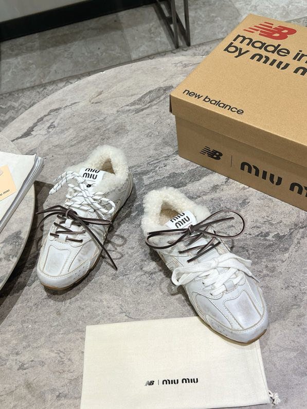 Кроссовки Miu Miu x New Balance на меху фото 6