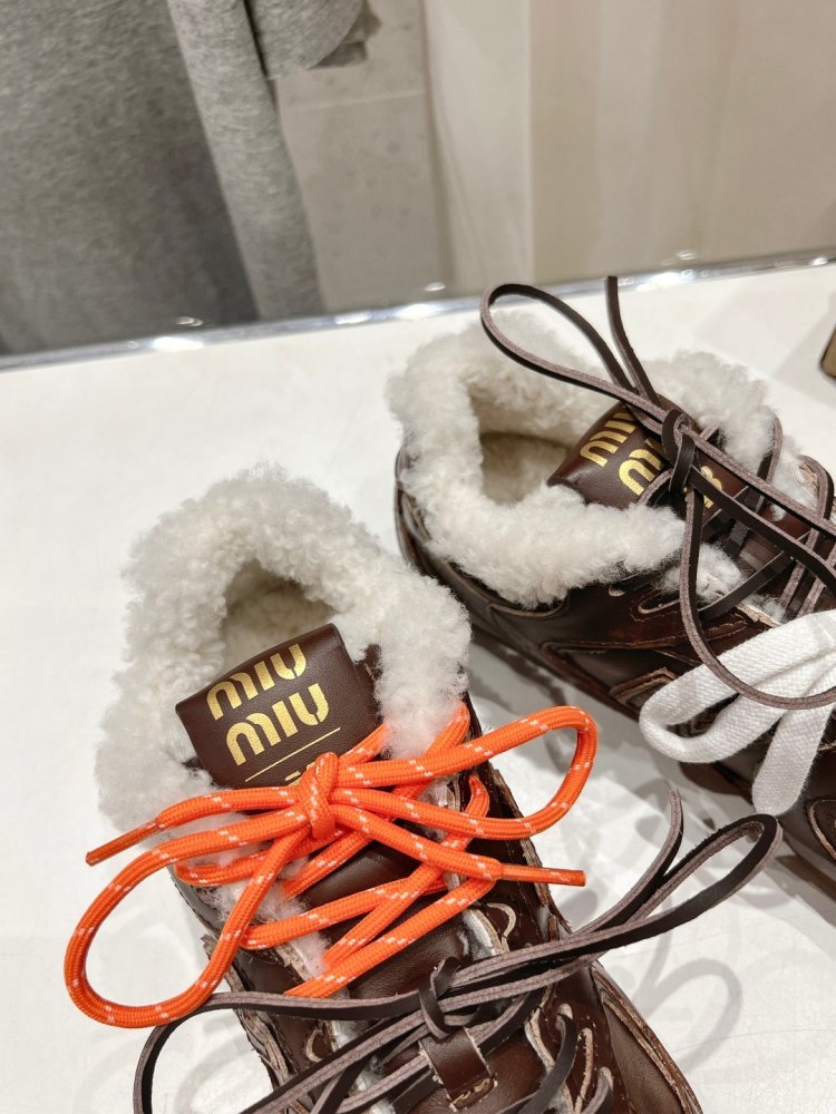 Кроссовки Miu Miu x New Balance на меху фото 6