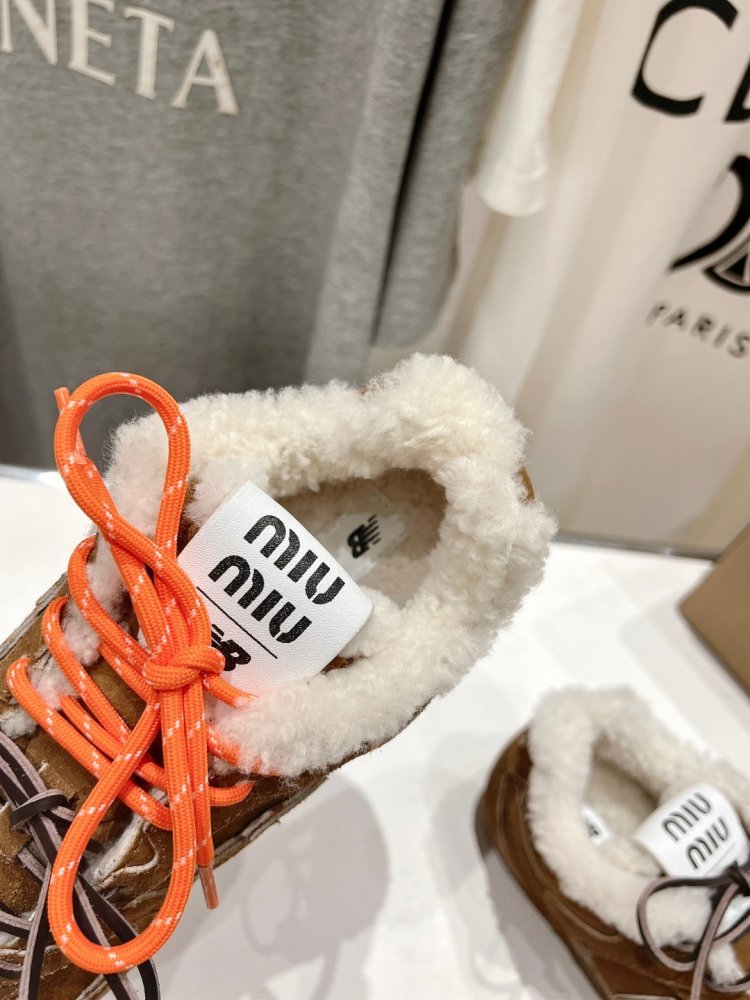 Кроссовки Miu Miu x New Balance на меху фото 6