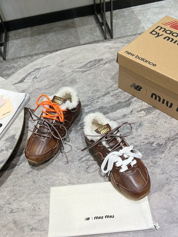 Кроссовки Miu Miu x New Balance на меху фото 7
