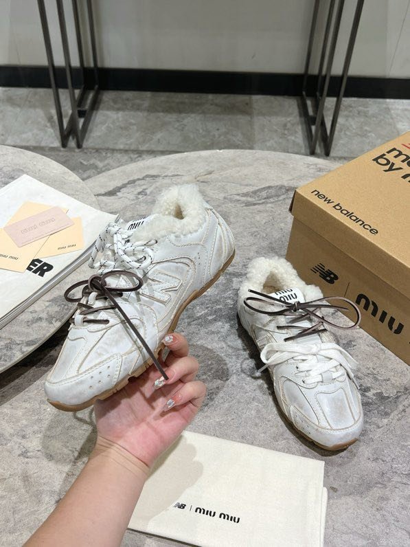 Кроссовки Miu Miu x New Balance на меху фото 7