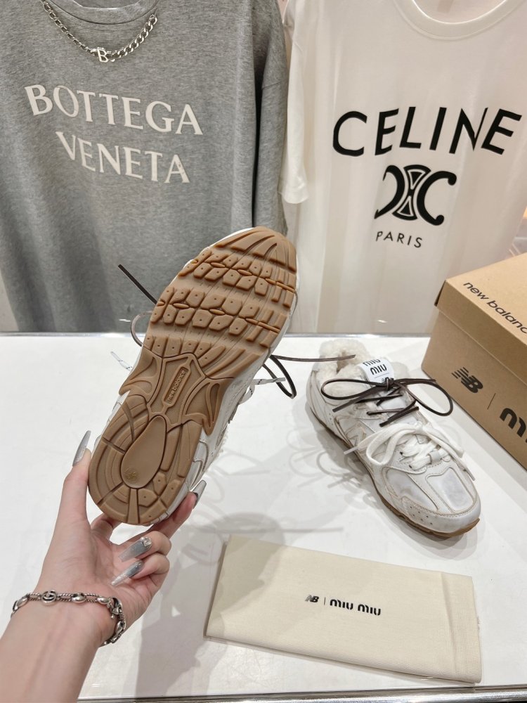 Кроссовки Miu Miu x New Balance на меху фото 7