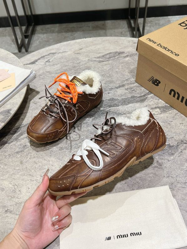 Кроссовки Miu Miu x New Balance на меху фото 8