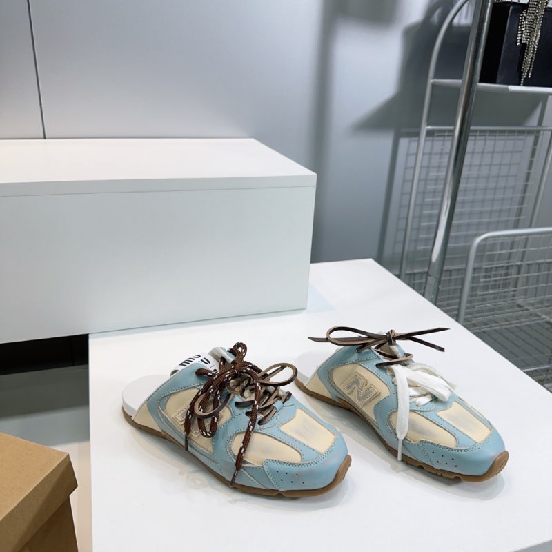 Кроссовки мюли MIU MIU x New Balance 530