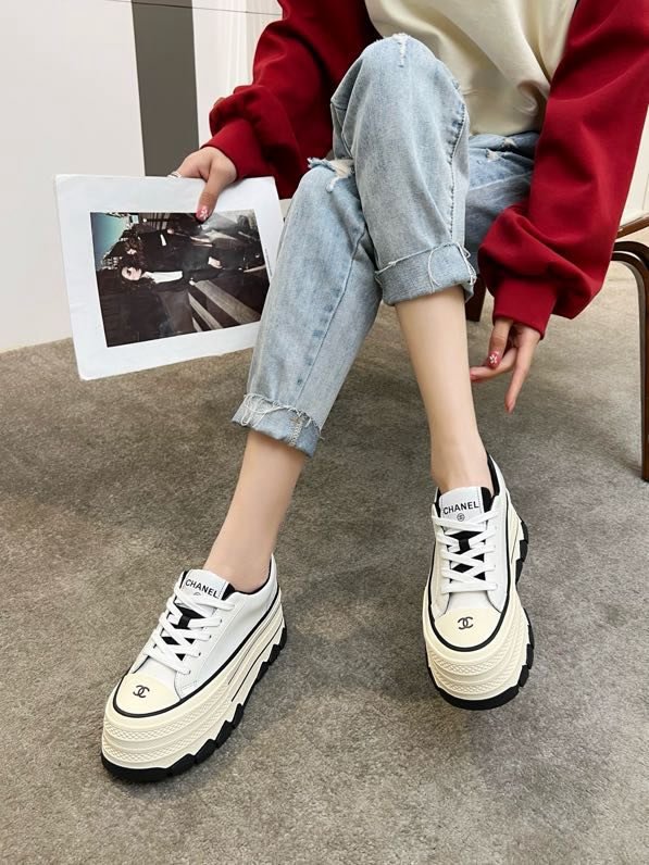 Кроссовки на платформе фото 6