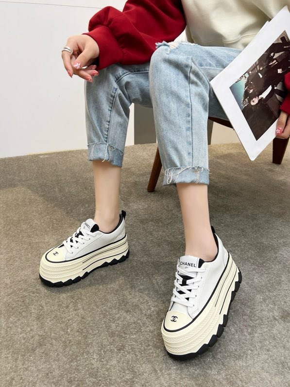 Кроссовки на платформе фото 8