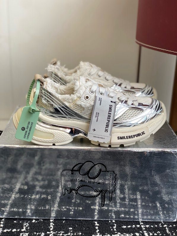 Кроссовки XXXS Ink Splash Silver фото 15