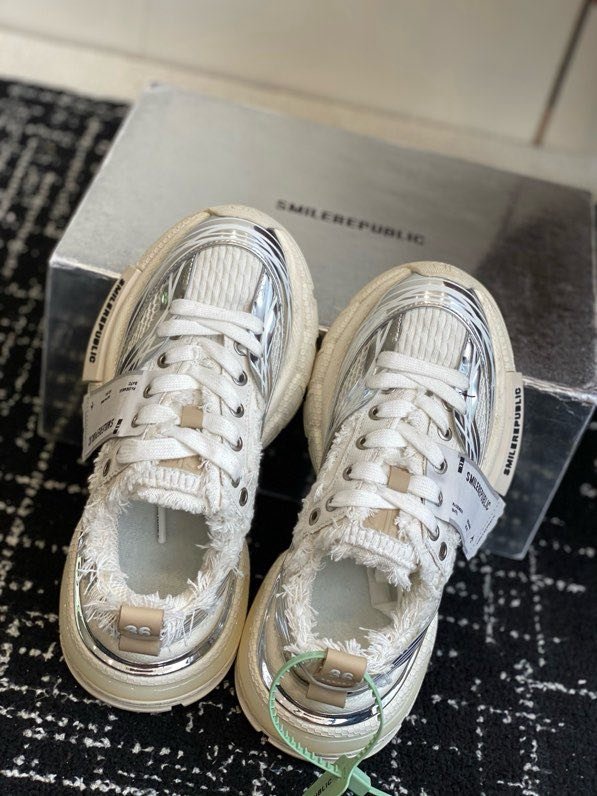 Кроссовки XXXS Ink Splash Silver фото 16