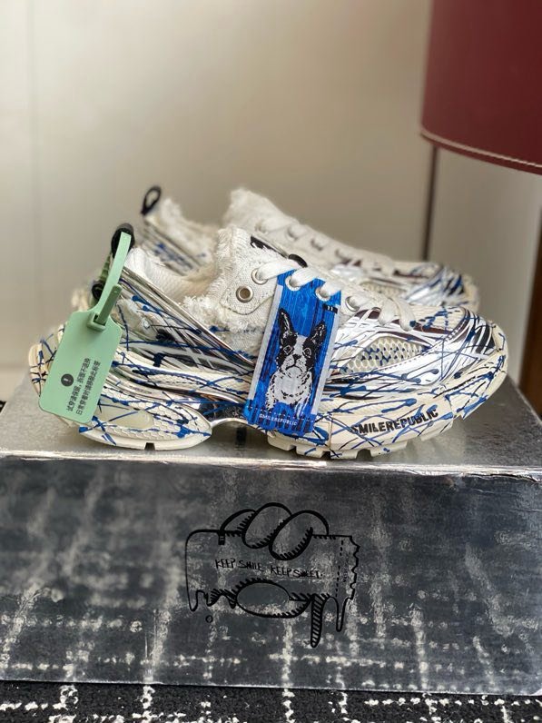 Кроссовки XXXS Ink Splash Silver