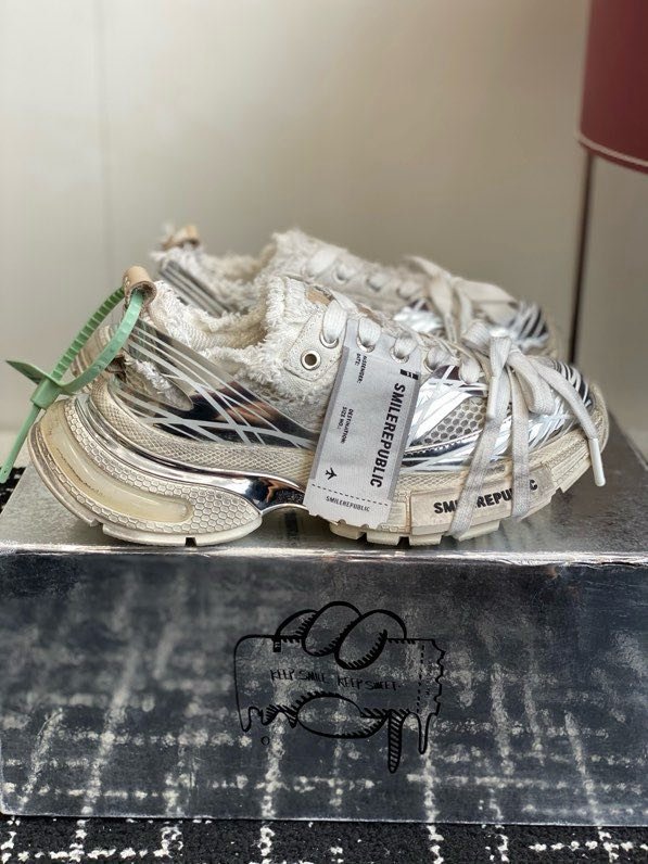 Кроссовки XXXS Ink Splash Silver