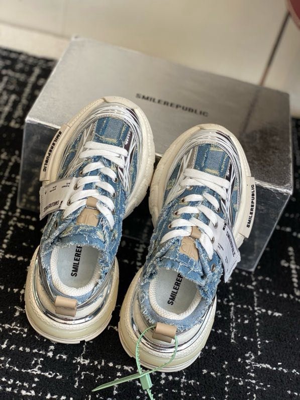 Кроссовки XXXS Ink Splash Silver фото 3