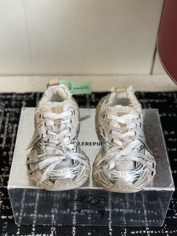 Кроссовки XXXS Ink Splash Silver фото 5