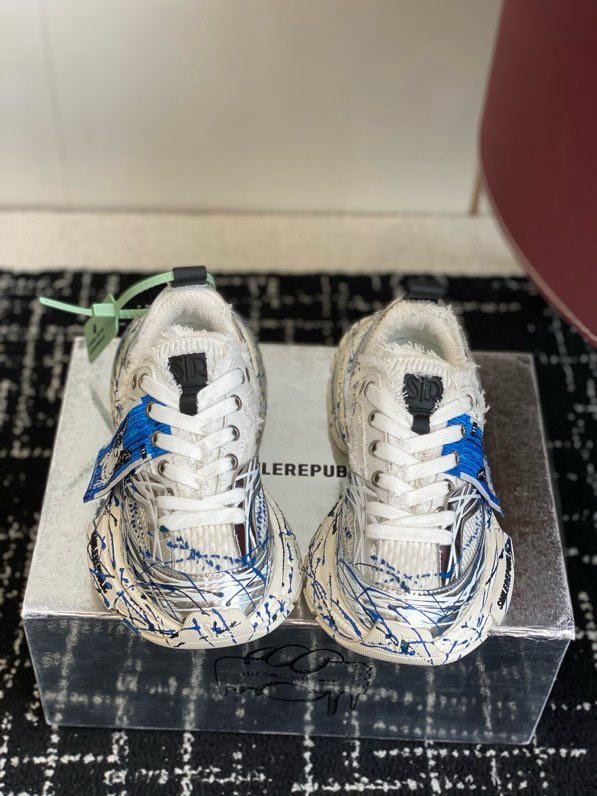 Кроссовки XXXS Ink Splash Silver фото 6