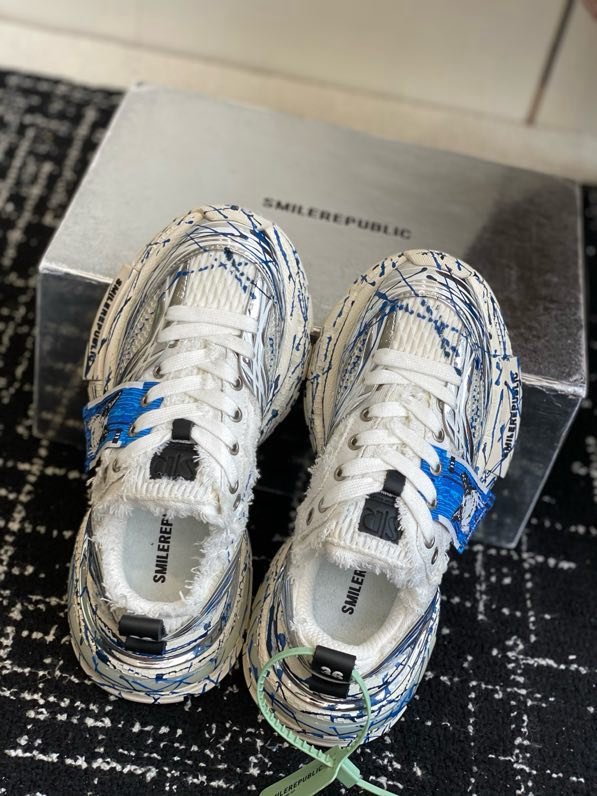 Кроссовки XXXS Ink Splash Silver фото 7