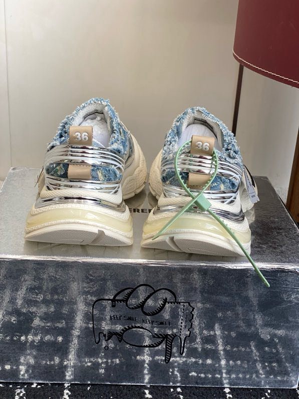 Кроссовки XXXS Ink Splash Silver фото 7