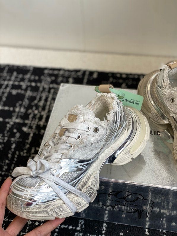 Кроссовки XXXS Ink Splash Silver фото 7