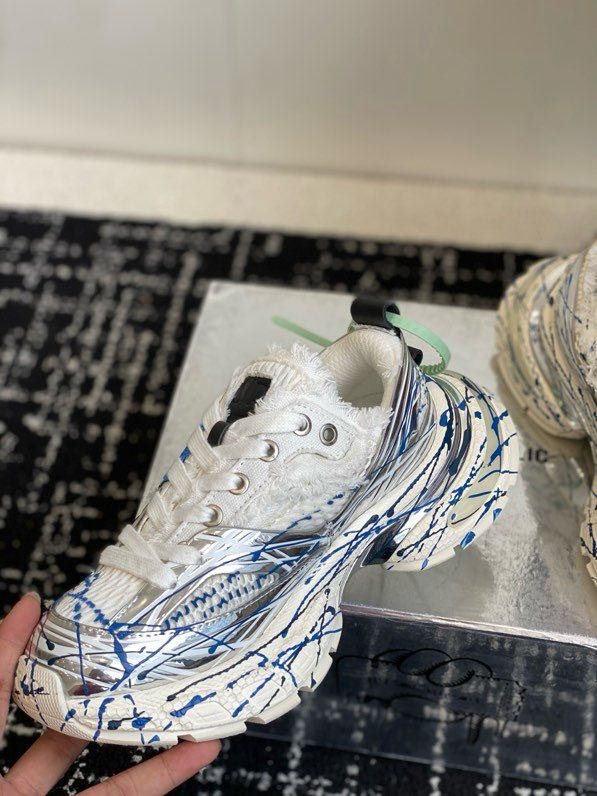 Кроссовки XXXS Ink Splash Silver фото 8
