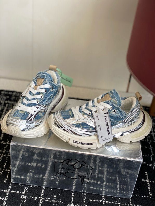 Кроссовки XXXS Ink Splash Silver фото 8