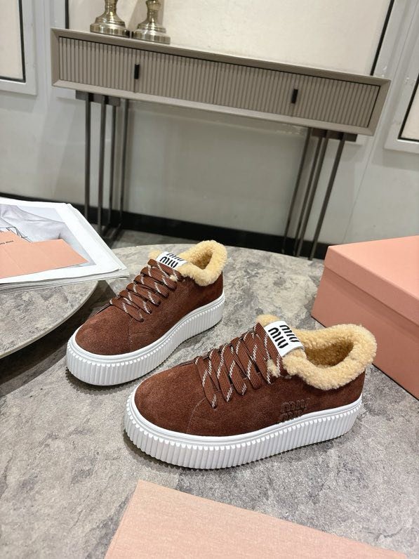 Sneakers women's winter on soled 4 cm