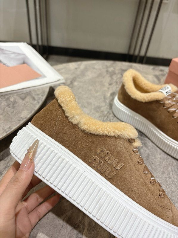 Sneakers women's winter on soled 4 cm фото 2