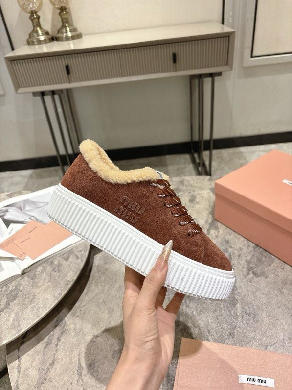 Sneakers women's winter on soled 4 cm фото 4