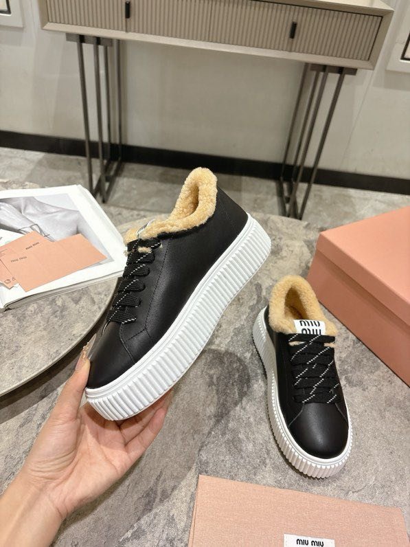 Sneakers women's winter on soled 4 cm фото 6