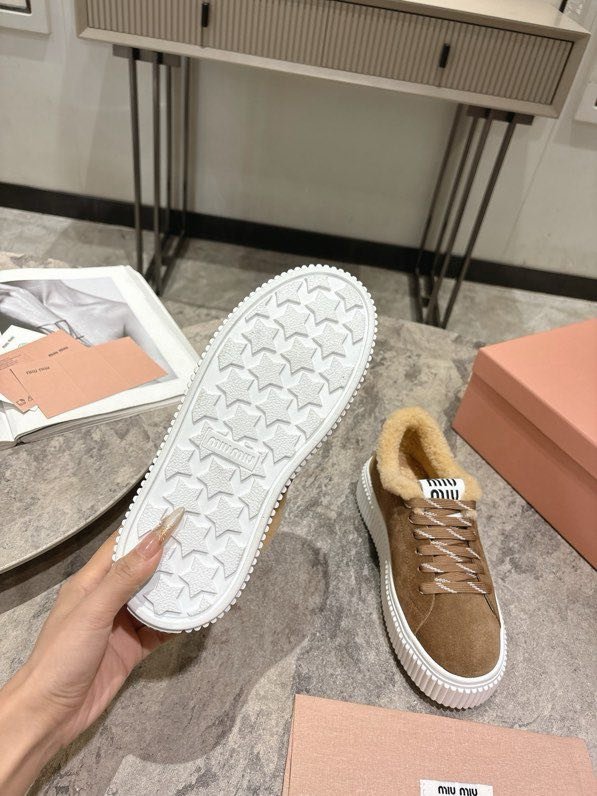 Sneakers women's winter on soled 4 cm фото 6