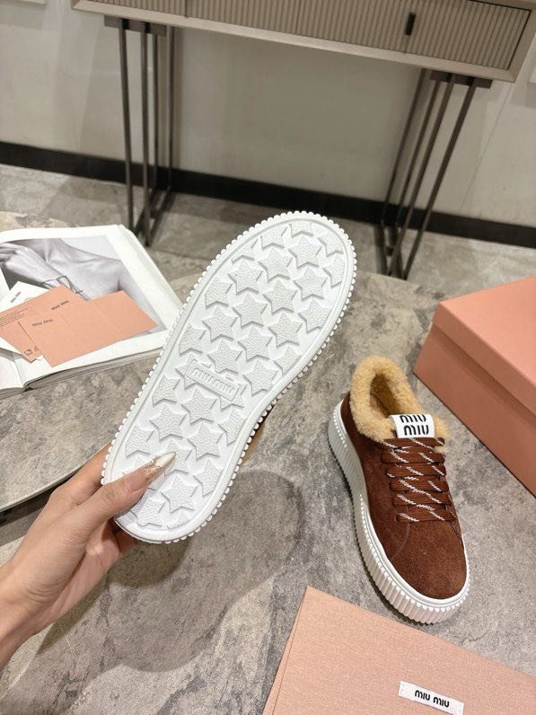 Sneakers women's winter on soled 4 cm фото 6