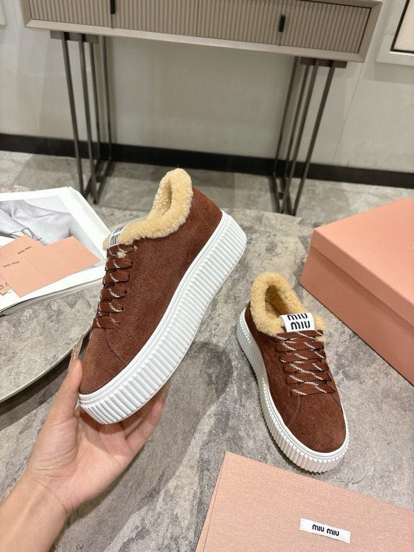 Sneakers women's winter on soled 4 cm фото 8