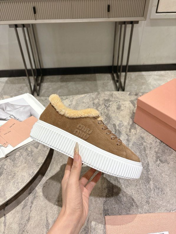 Sneakers women's winter on soled 4 cm фото 9