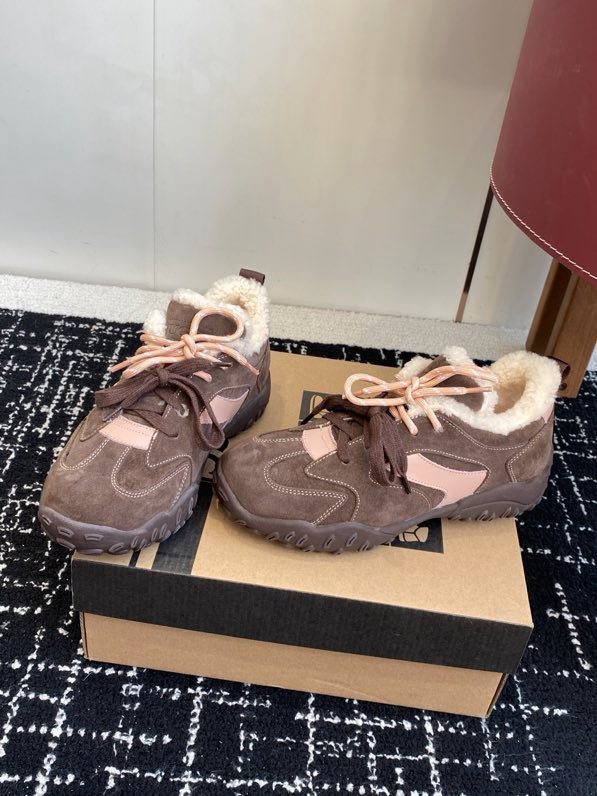 Кроссовки зимние на меху женские фото 6