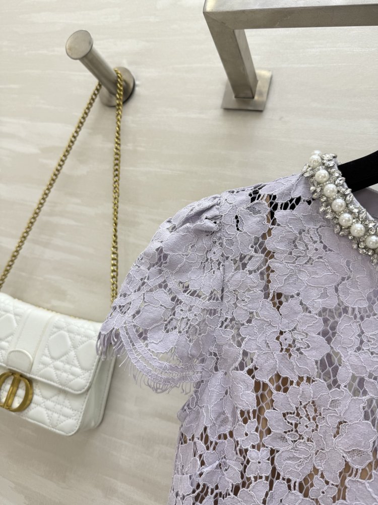 Кружевное платье в романтическом фиолетовом стиле фото 5