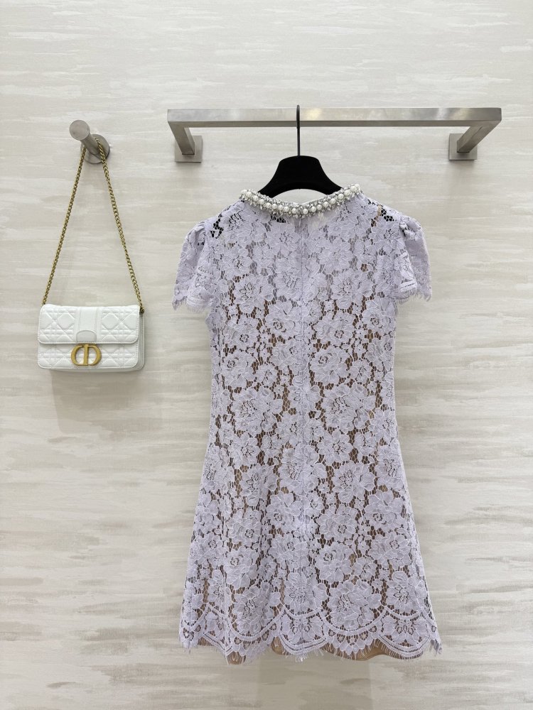 Кружевное платье в романтическом фиолетовом стиле фото 7