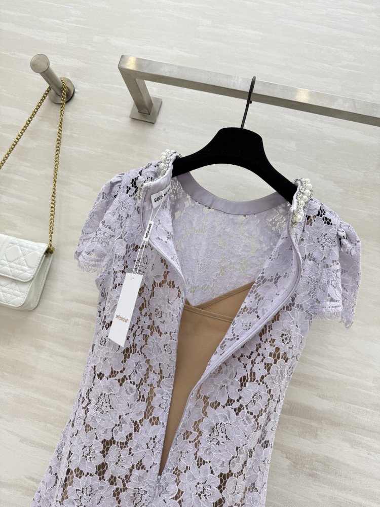 Кружевное платье в романтическом фиолетовом стиле фото 8