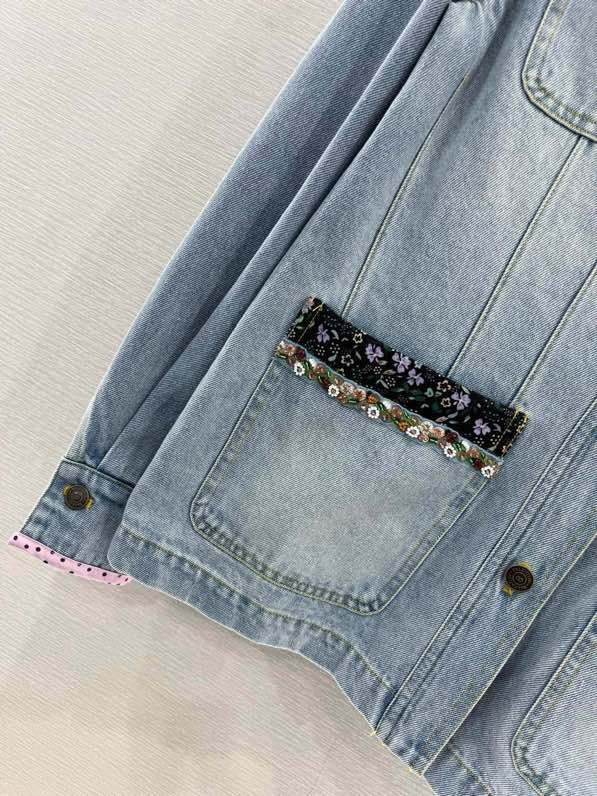 Jacket denim women's фото 7