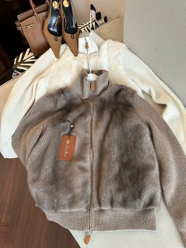 Jacket cashmere from норковым fur фото 6