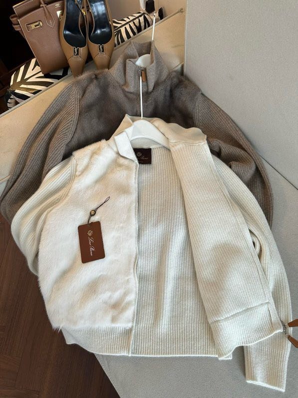 Куртка кашеміру з норковым хутром фото 6