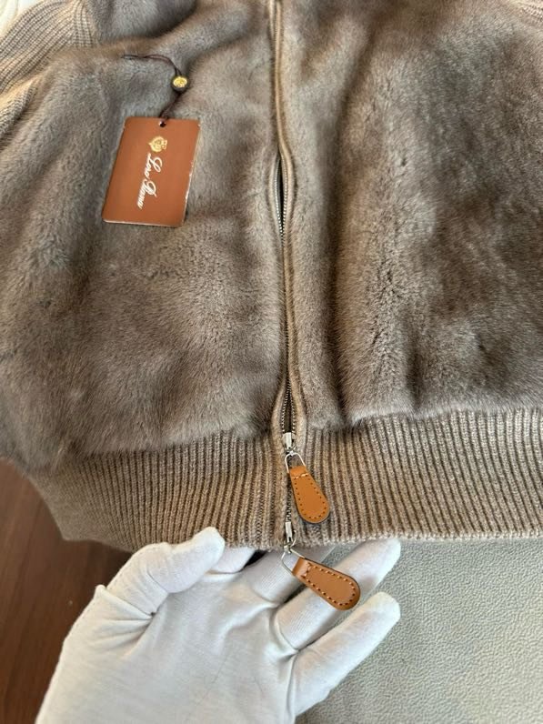 Jacket cashmere from норковым fur фото 7