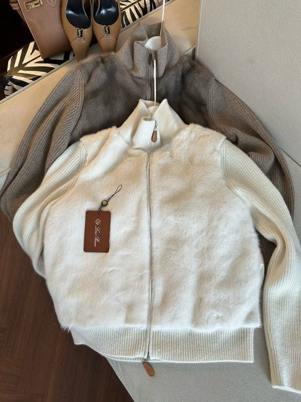 Куртка кашеміру з норковым хутром фото 8