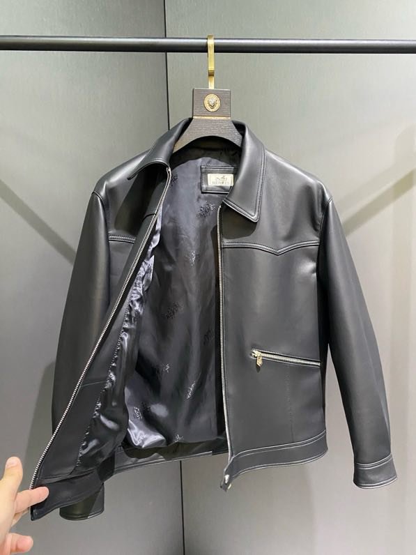 Куртка кожаная мужская фото 3