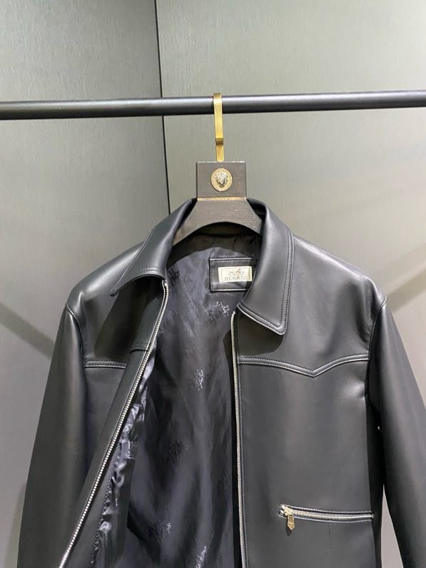 Куртка кожаная мужская фото 5